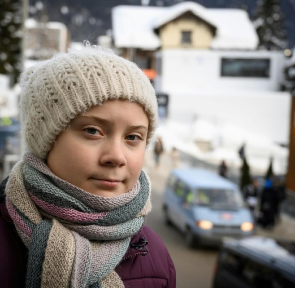Greta Thunberg in Davos